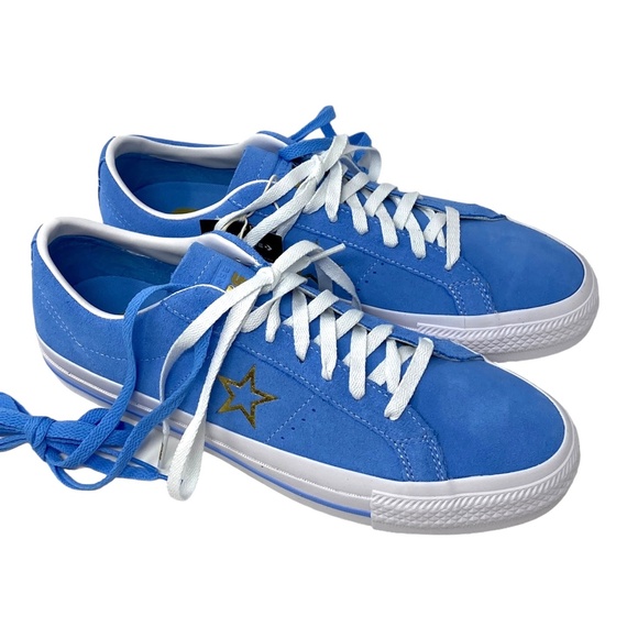 Converse One Star Pro Suede Blue Low Top Shoes Men Size Casual Sneakers A06647C - Picture 3 of 9